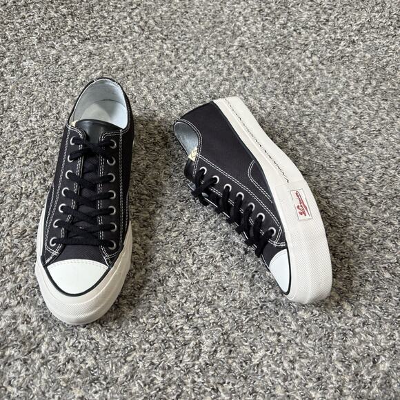 Visvim SKAGWAY LO Men’s Size 10 Black Platform Fashion Sneakers Shoes Excellent - Picture 10 of 10